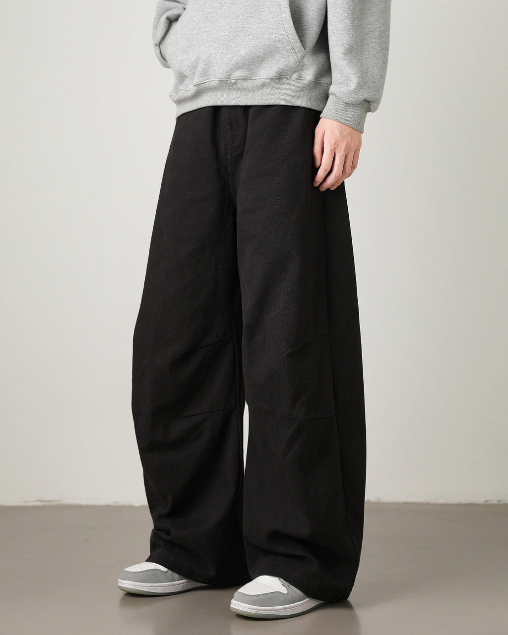 Wide-Leg Utility Trousers