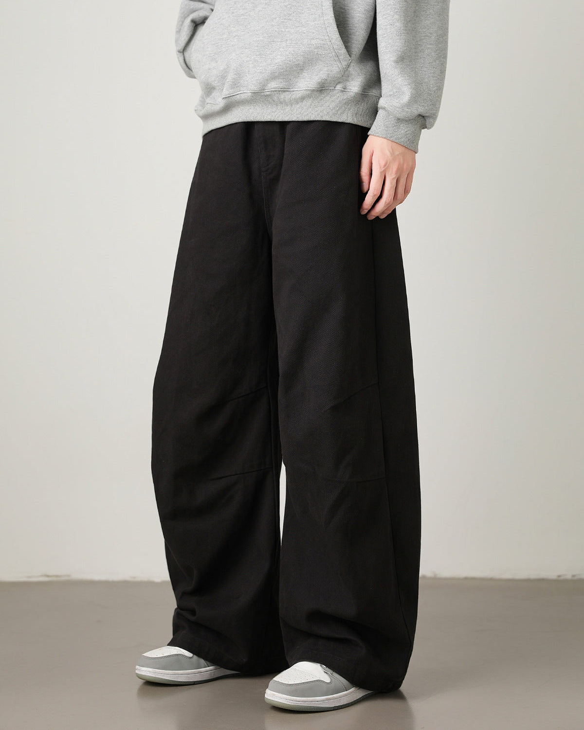 Wide-Leg Utility Trousers