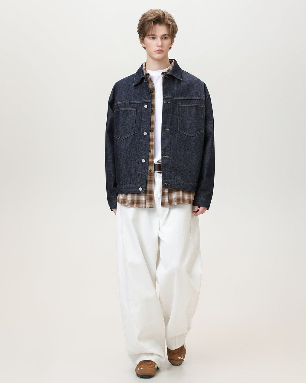 Classic Dyed Denim Overshirt Jacket