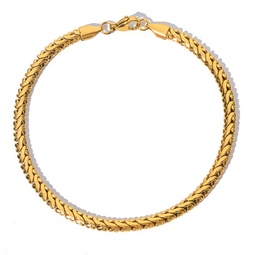 Steel Rope Chain Bracelet