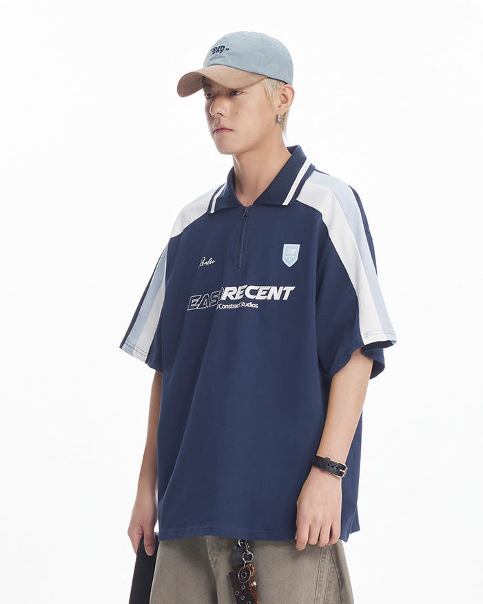 The Lumin Crest Printed Polo