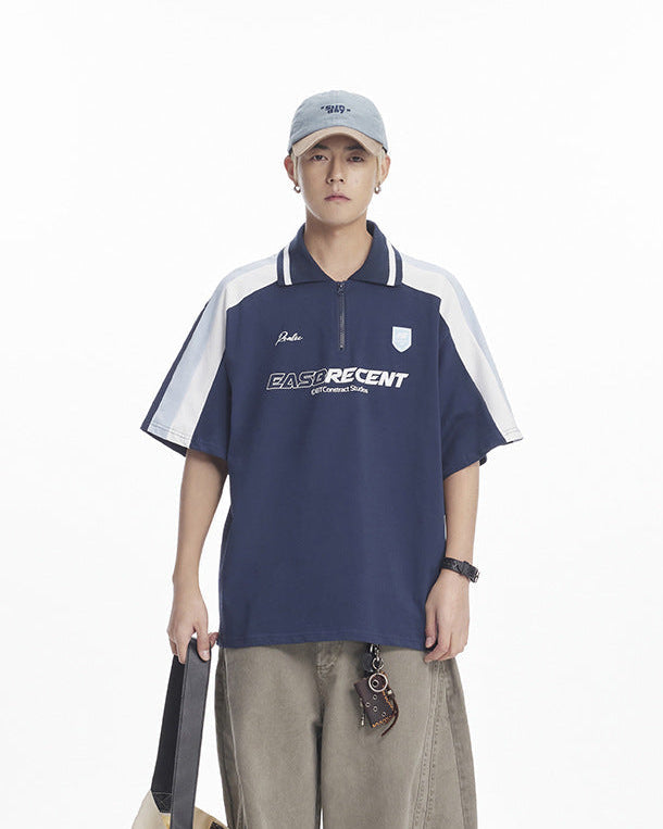 The Lumin Crest Printed Polo