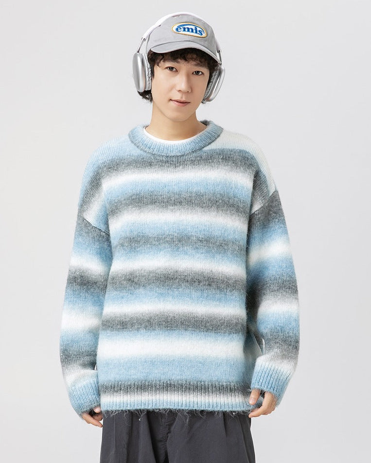 The Archival Striped Draped Sweater