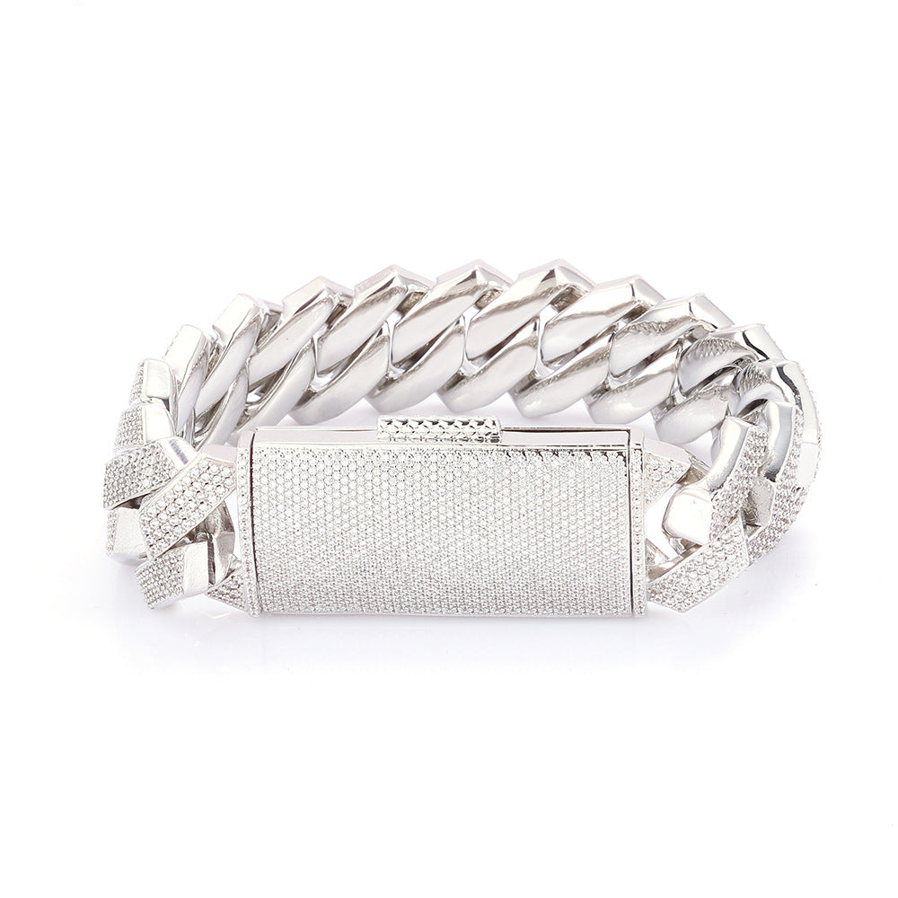 Iced Locked Out Cuban Bracelet