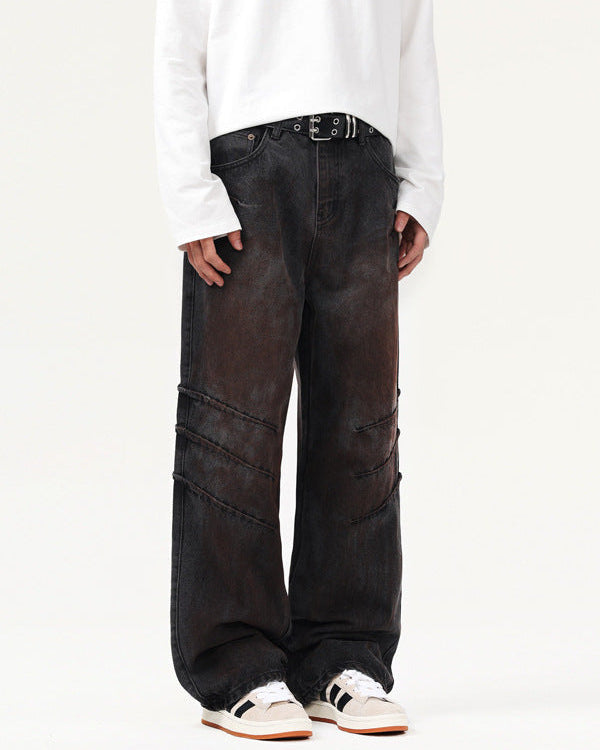 The Wornline Scratch Straight Jeans