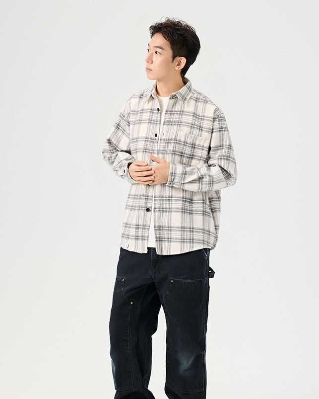 The Harborwood Checked Long Sleeve Overshirt