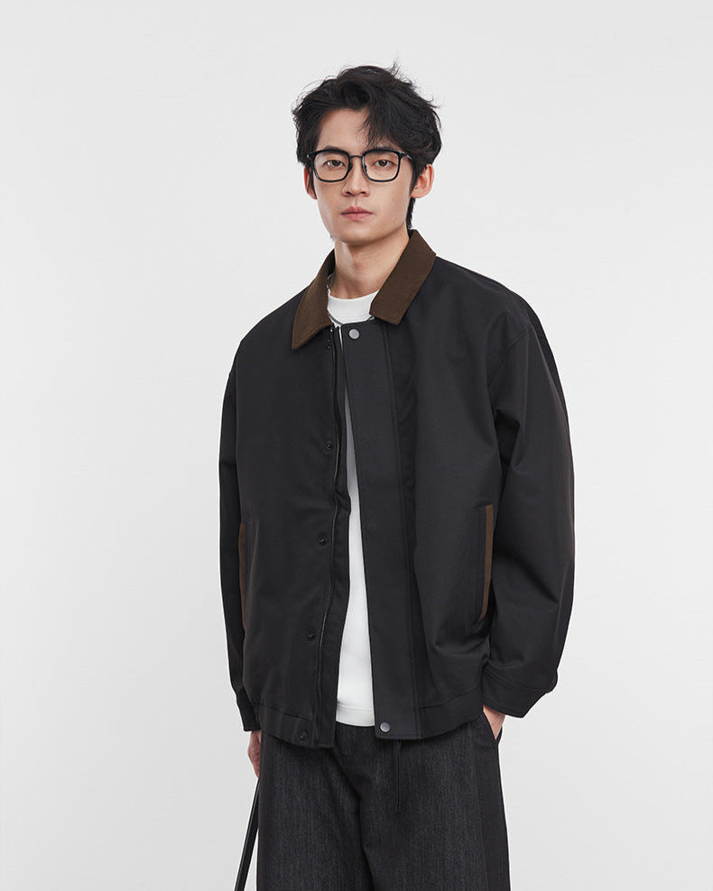 Cropped Barn-Style Jacket