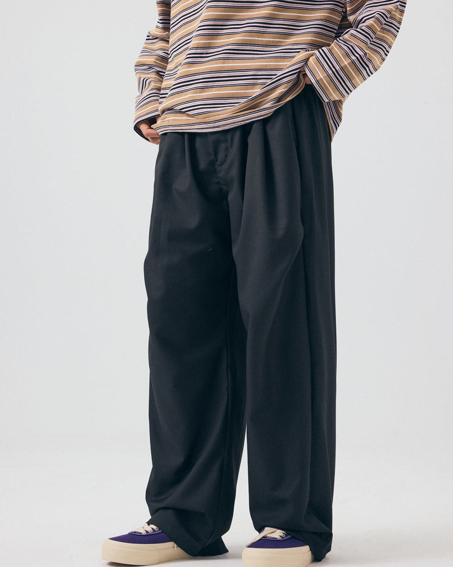 The Lowland Straight Drape Trousers