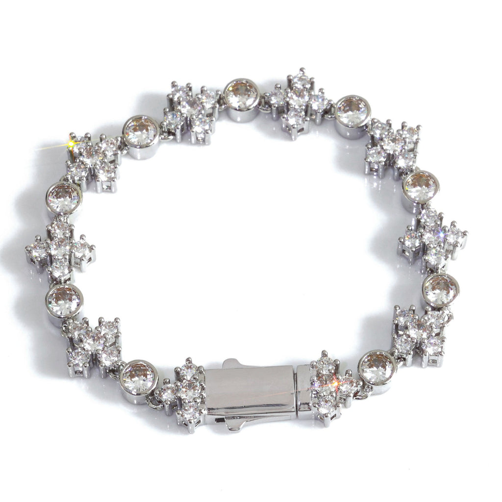 Celestial Cross Diamond Bracelet