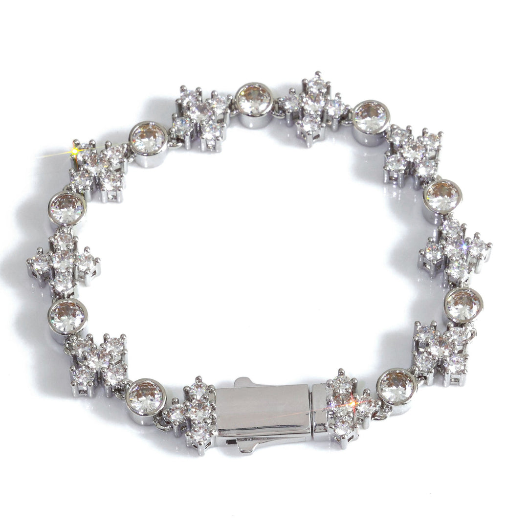 Celestial Cross Diamond Bracelet