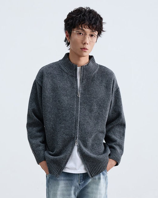 The Riverset Vintage Zipper Cardigan