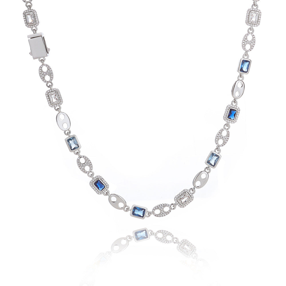 Sapphire Royale Link Necklace