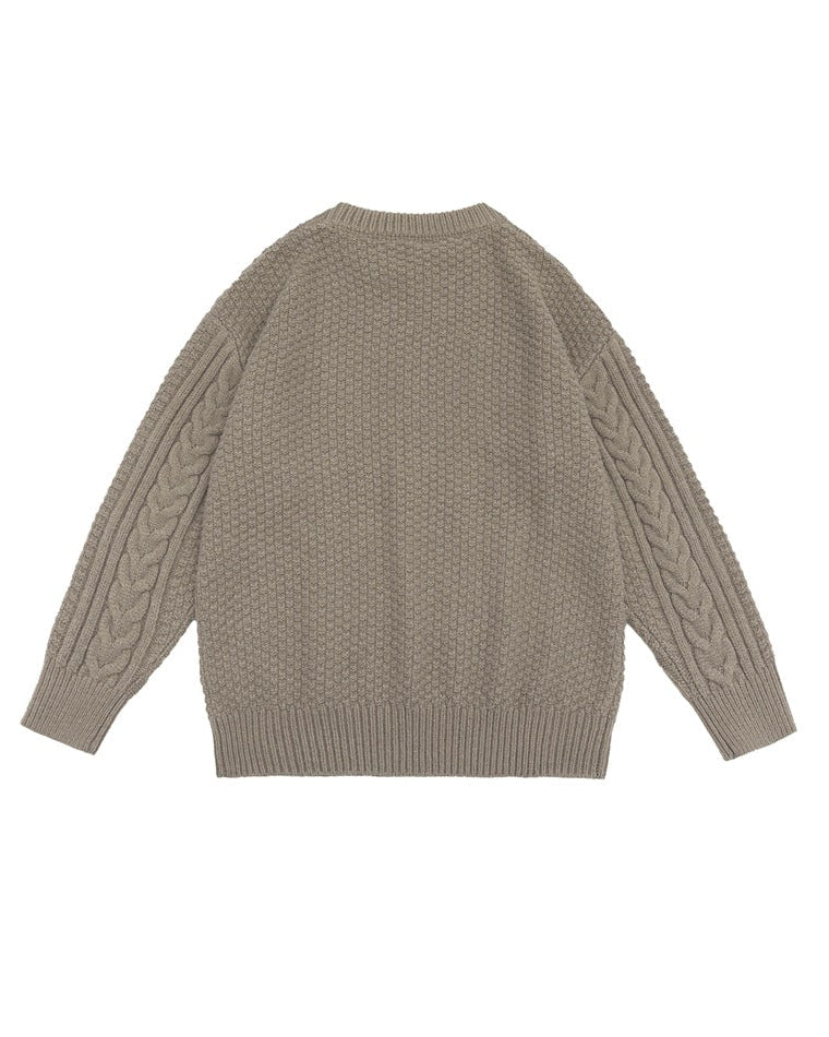 The Cedarbrook Panelled Round Neck Sweater