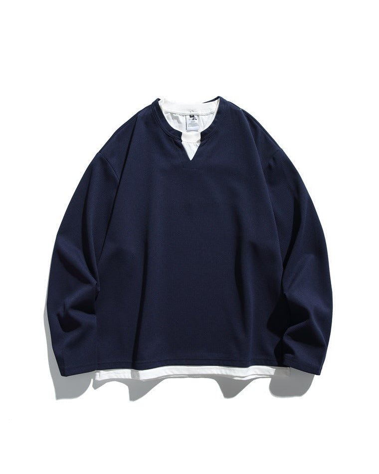 The Stratmont Layered Crew Sweater