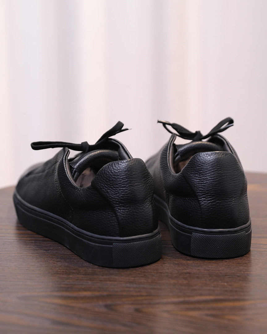 The Softey Pebble Leather Sneakers