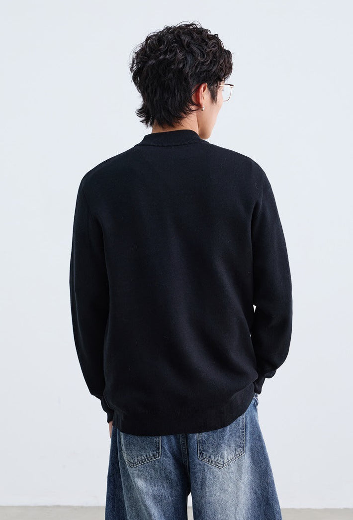 The Everest Panelled Crew Knit Sweater