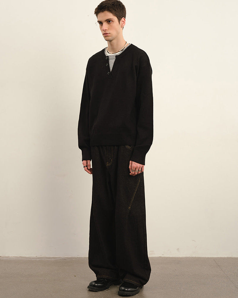 The Vertex Relaxed Denim Jeans