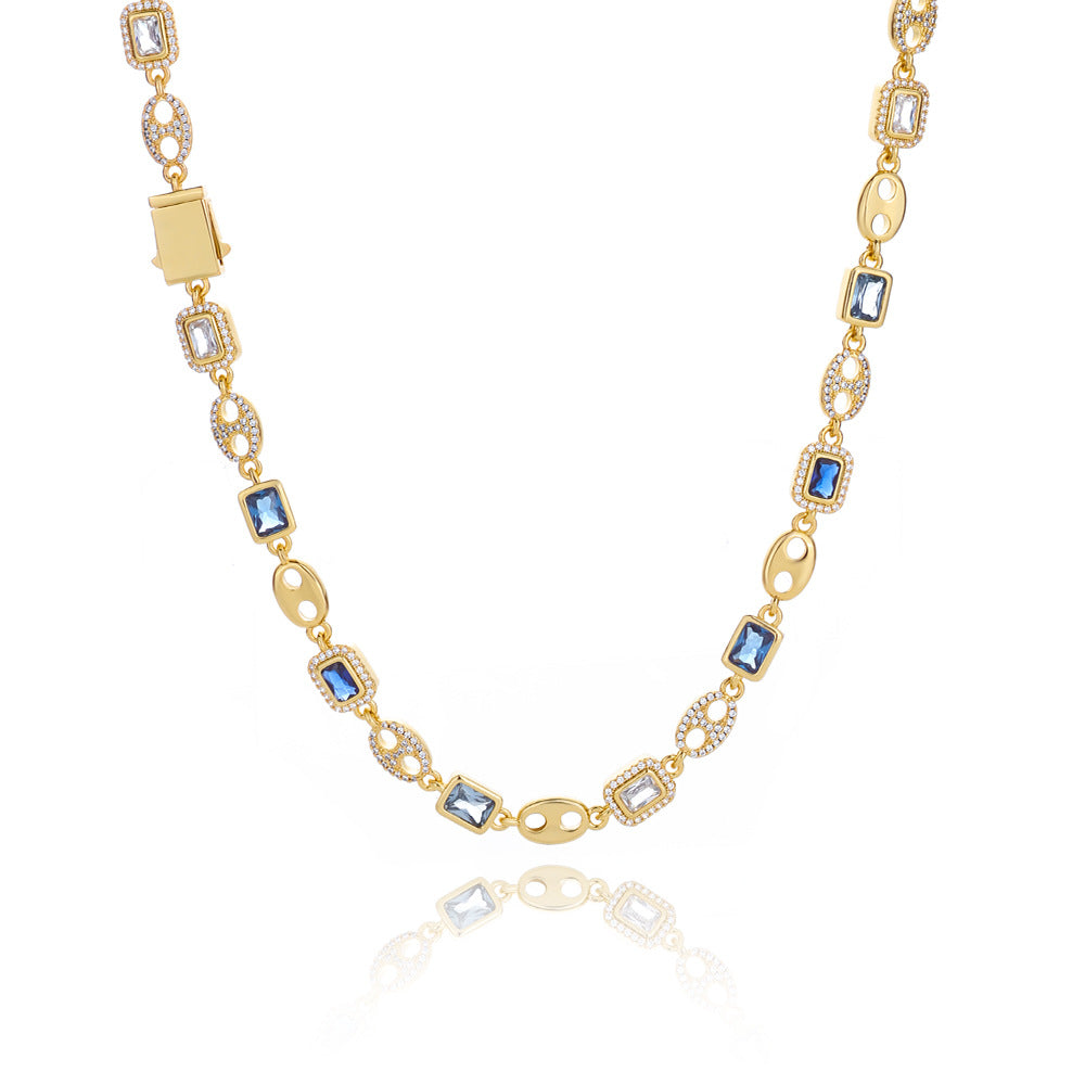 Sapphire Royale Link Necklace