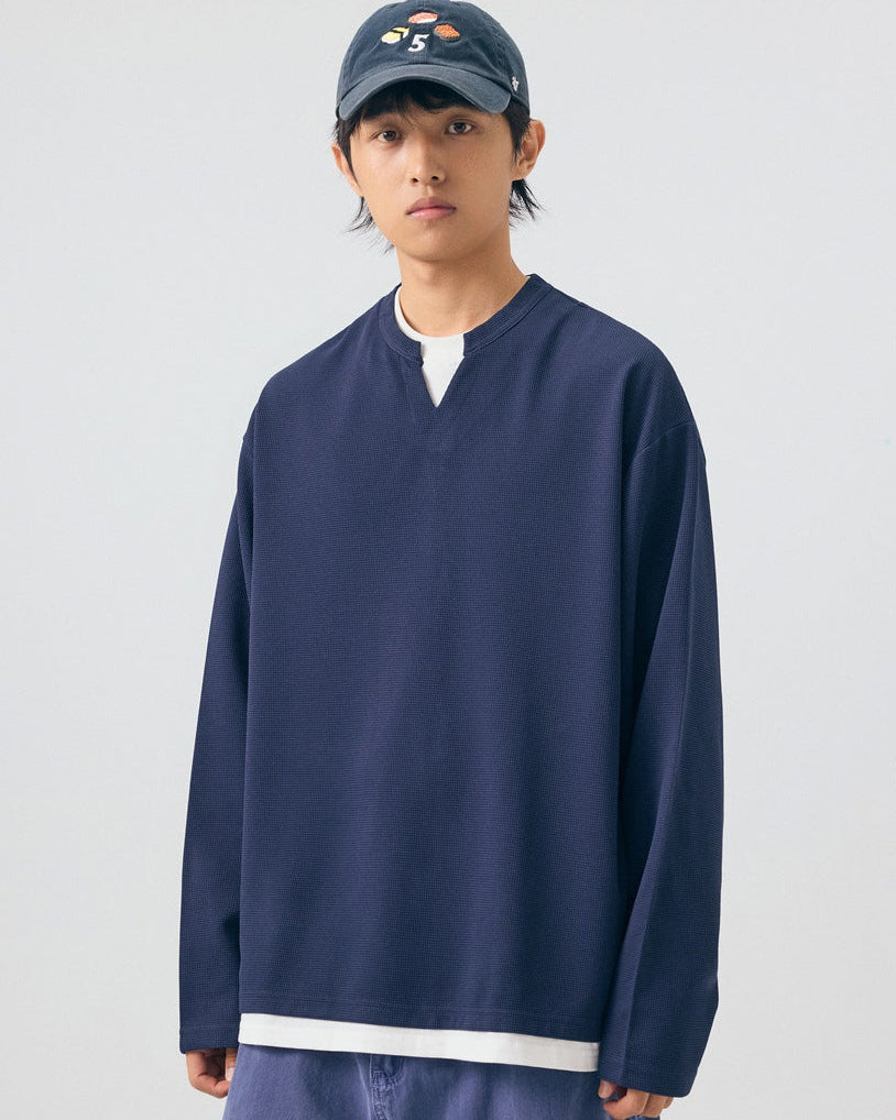 The Stratmont Layered Crew Sweater