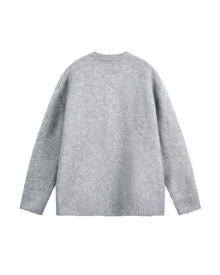 The Sable Crest Knit Cardigan