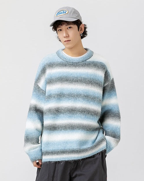 The Archival Striped Draped Sweater