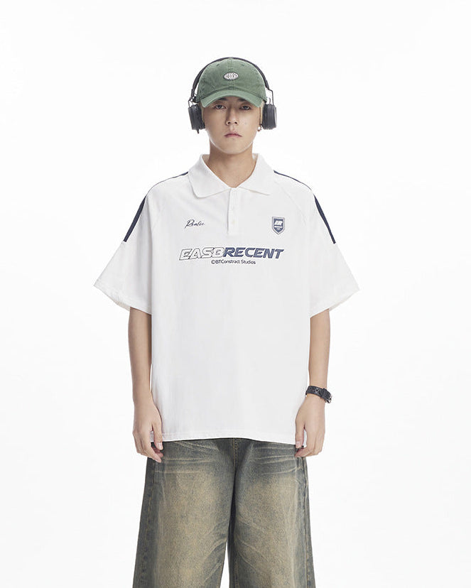 The Lumin Crest Printed Polo