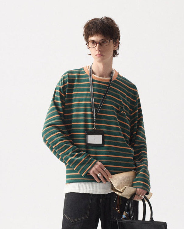 The Strata Line Crew Pullover Sweater