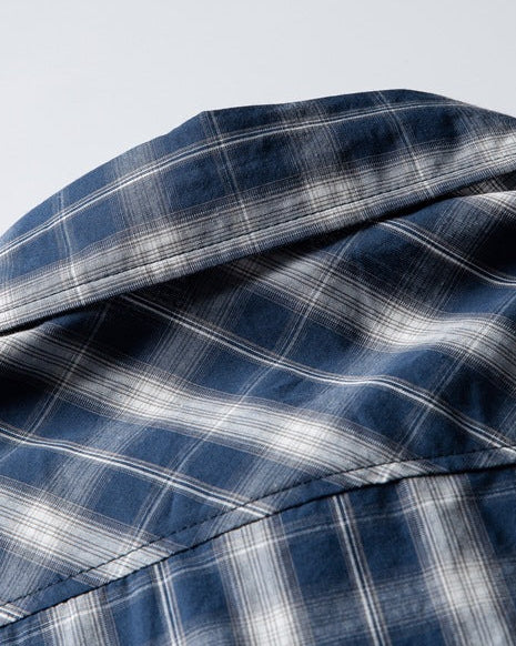 The Westport Raw Edge Long Sleeve Cotton