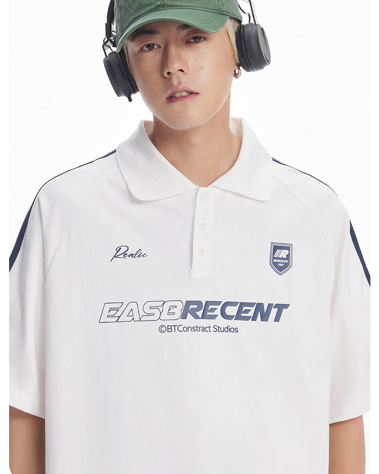 The Lumin Crest Printed Polo