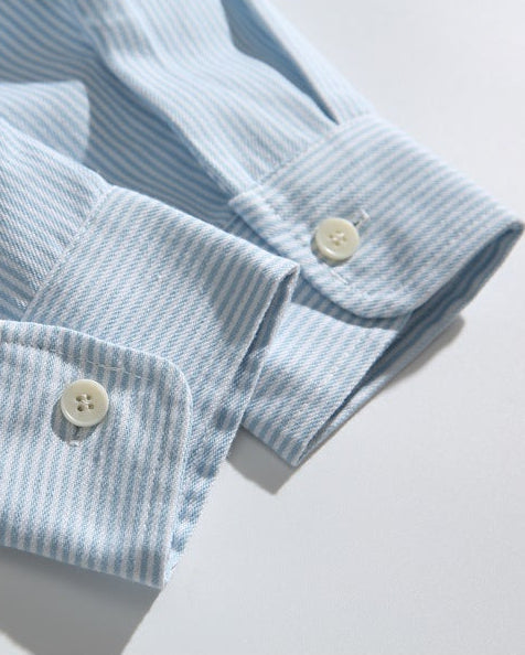 The Stride Plaid Long Sleeve Polo Shirt