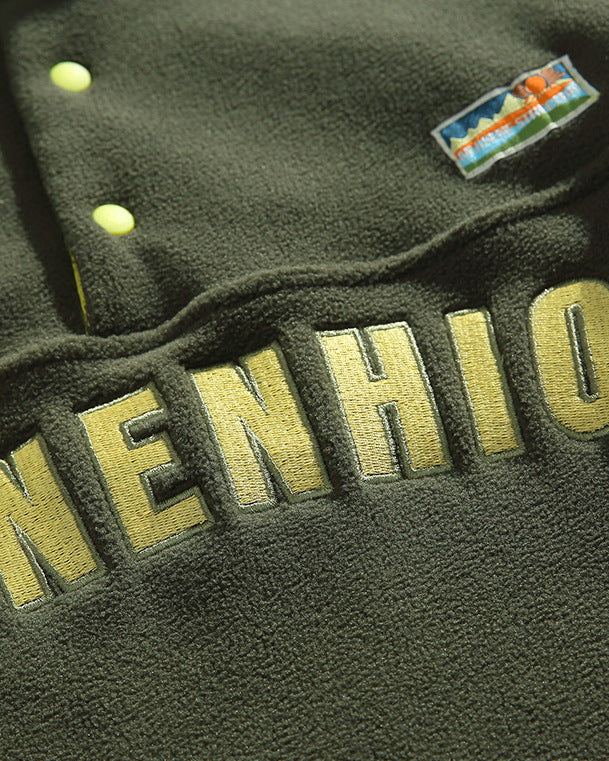 The Bolton Casual Stand Up Collar Fleece Sweater