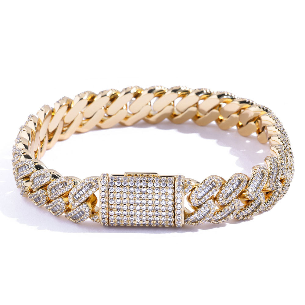Iced Cuban Link Pavé Bracelet - Belk Edition