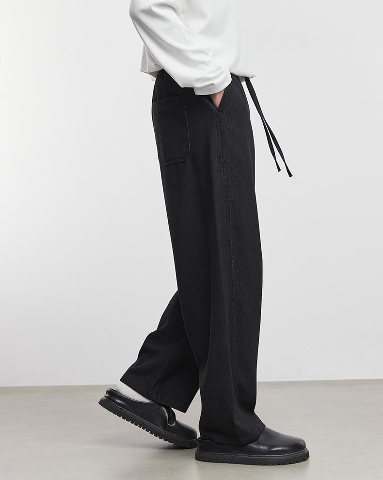 Loose Commuter Wide-Leg Pants