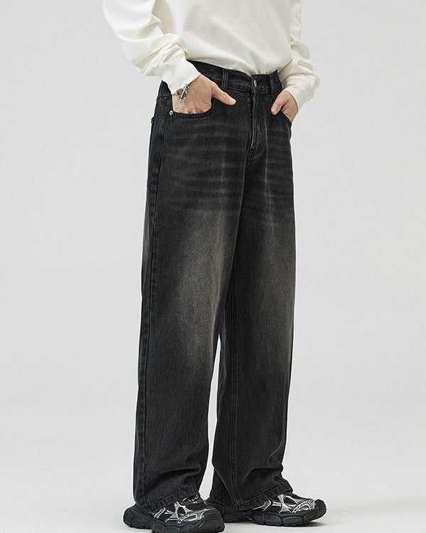 Solen Washed Straight Jeans