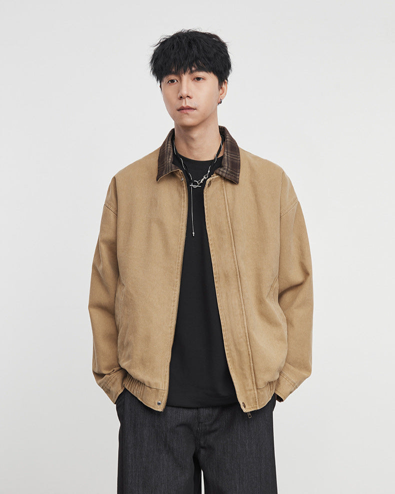 Alley Vintage Contrast Lapel Jacket