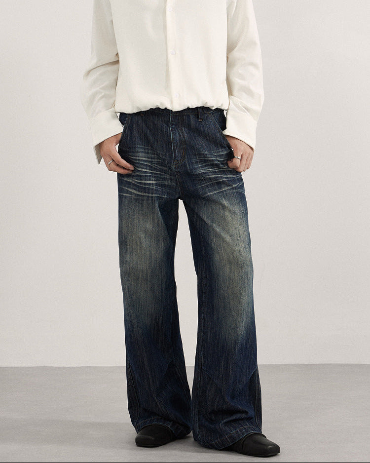 The Whisper Fade Pleated Jeans