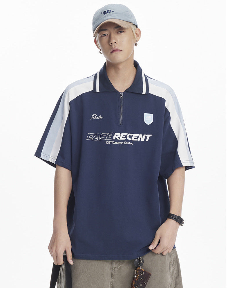 The Lumin Crest Printed Polo