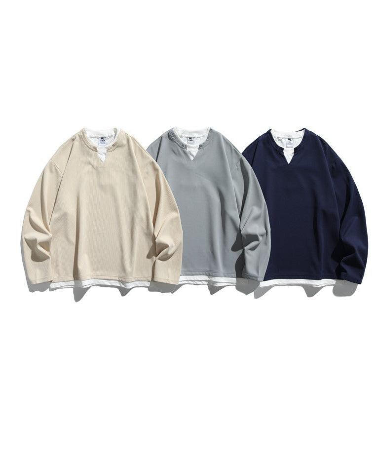 The Stratmont Layered Crew Sweater