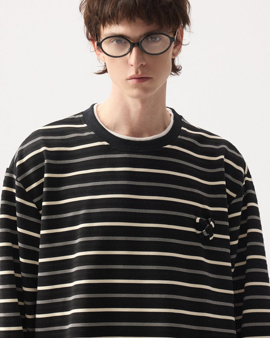 The Strata Line Crew Pullover Sweater