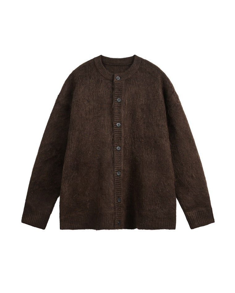 The Sable Crest Knit Cardigan