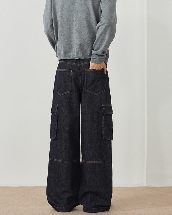 The Crosby Raw Denim Cargo Jeans