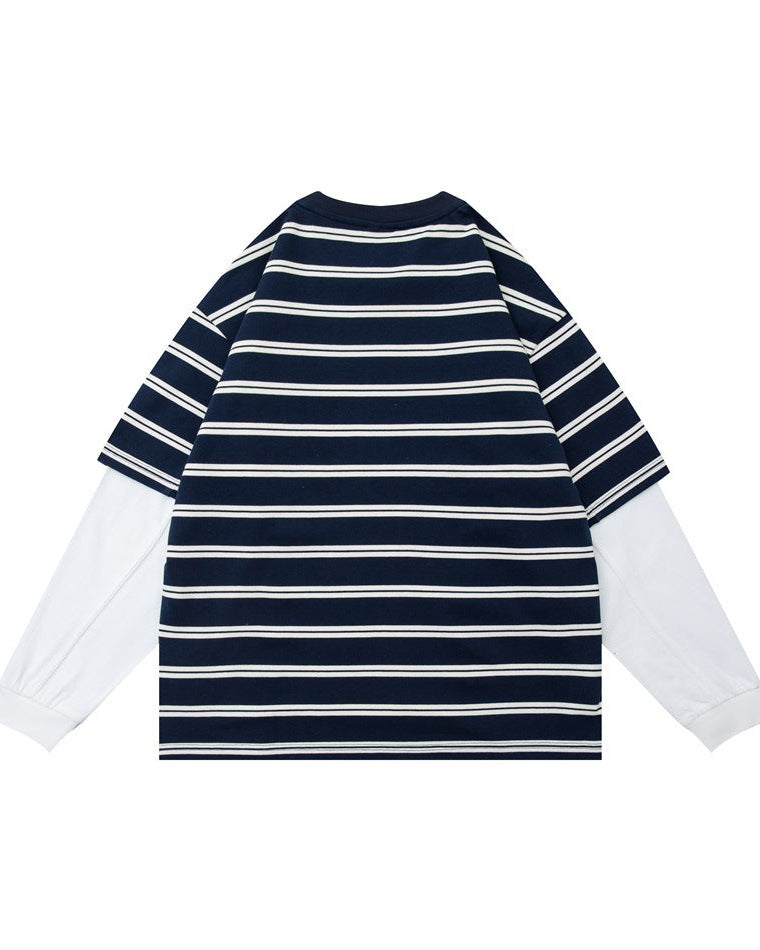 The Dakota Two-Piece Casual Long Sleeve Cotton T-Shirt