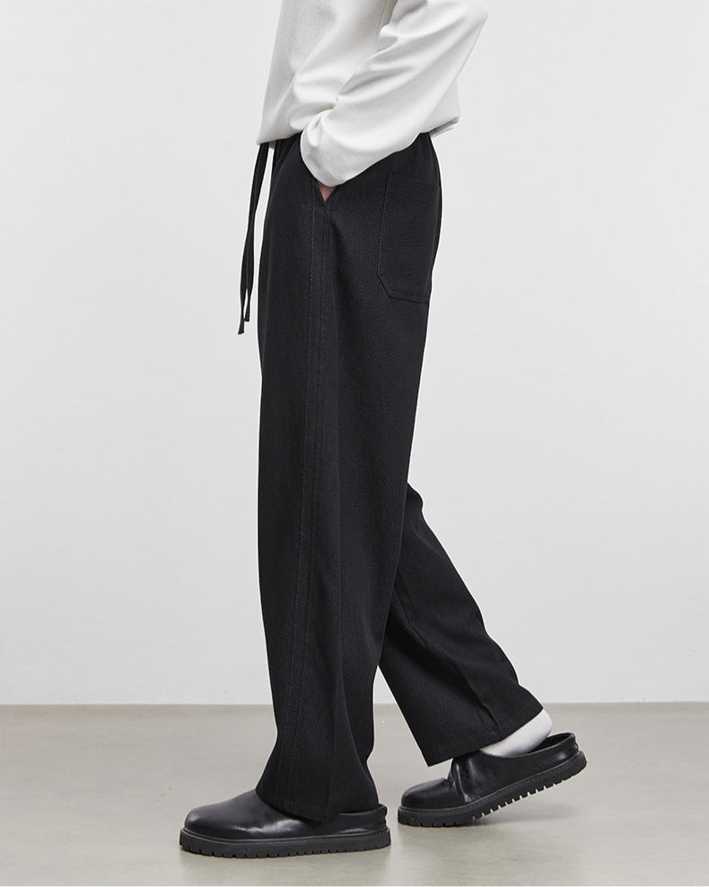 Loose Commuter Wide-Leg Pants