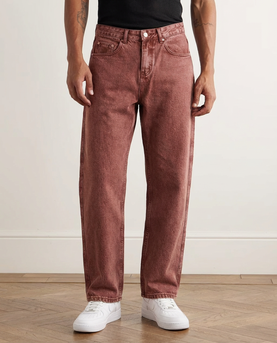 The Chromewash Straight Denim Jeans