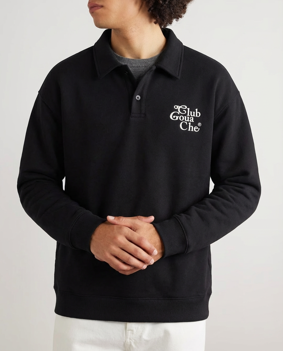 The Harbor Crest Polo Sweater