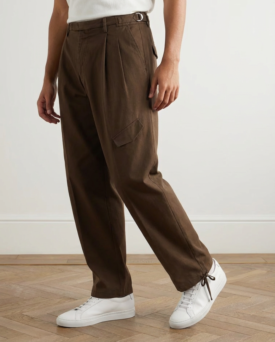 The Harborline Wide Drape Trousers