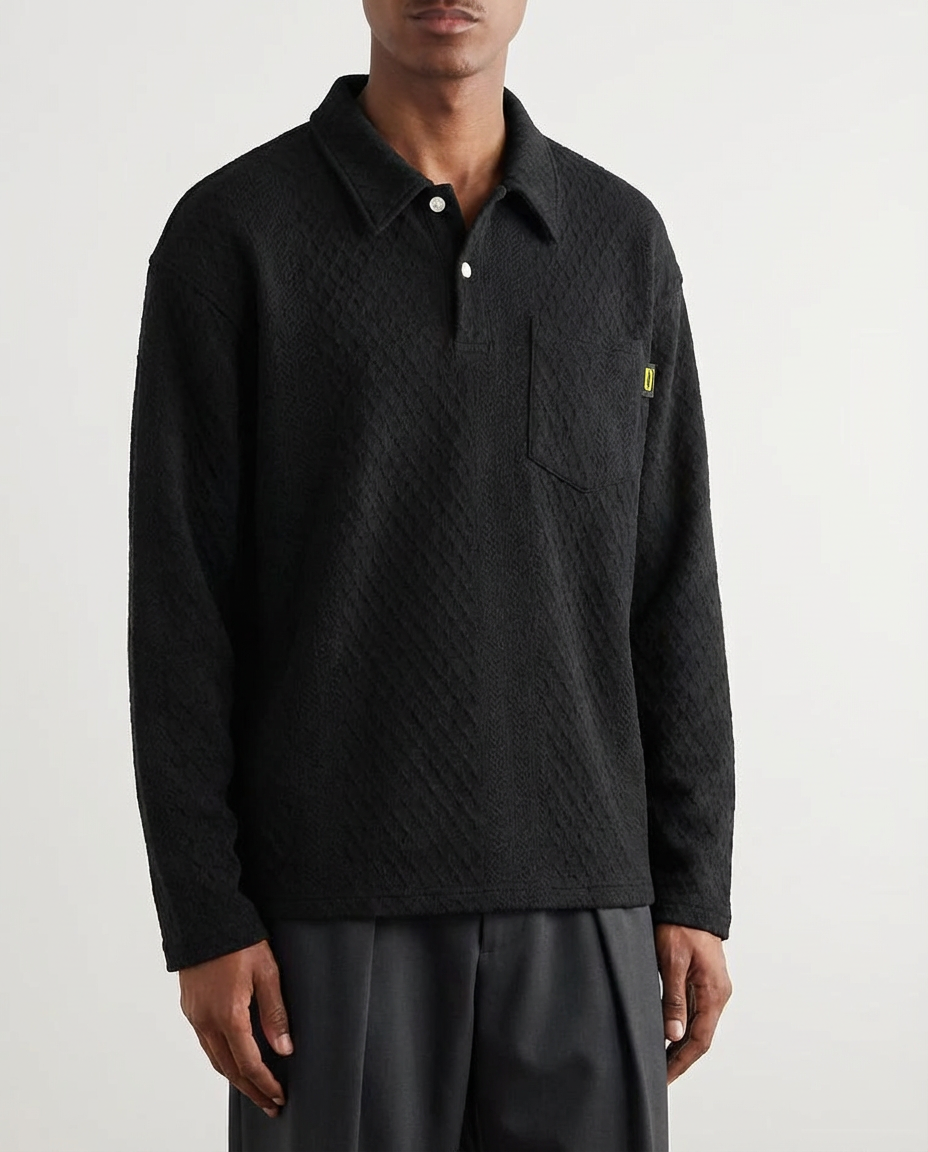 The Lassel Minimal Polo Sweater