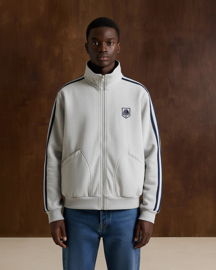 The Marcellus Relaxed Zip Cardigan Jacket