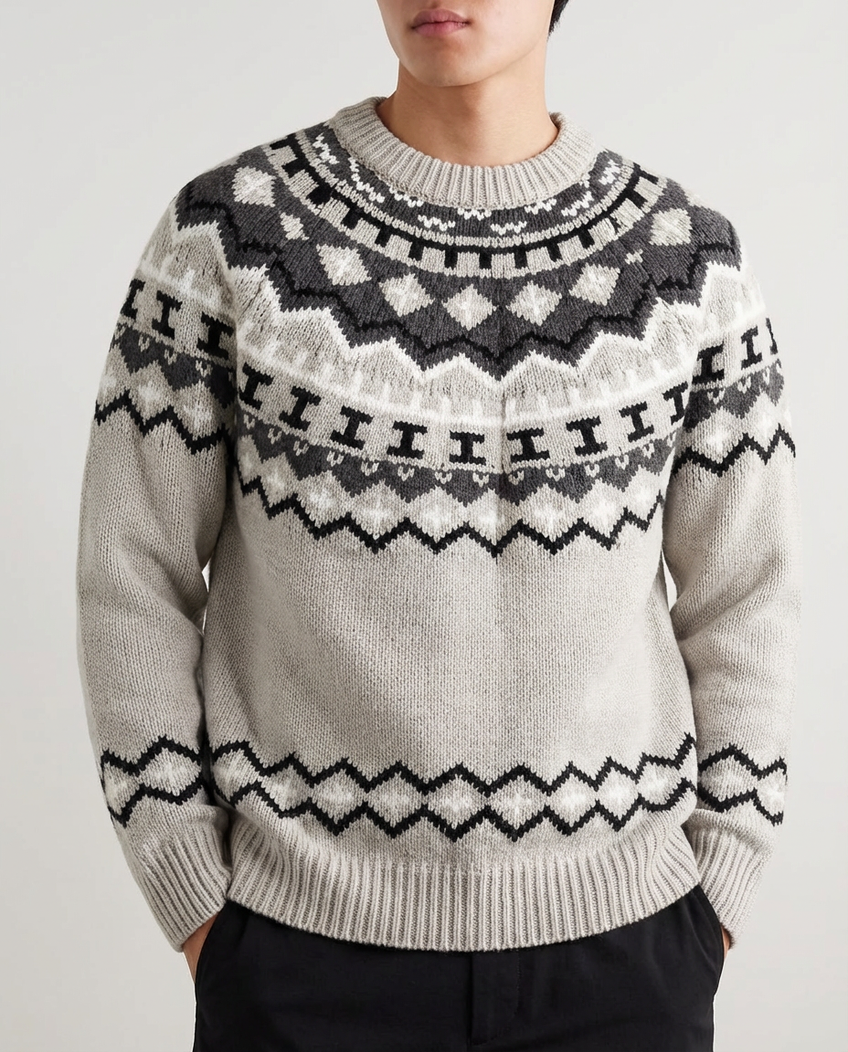 The Nordic Crest Sweater