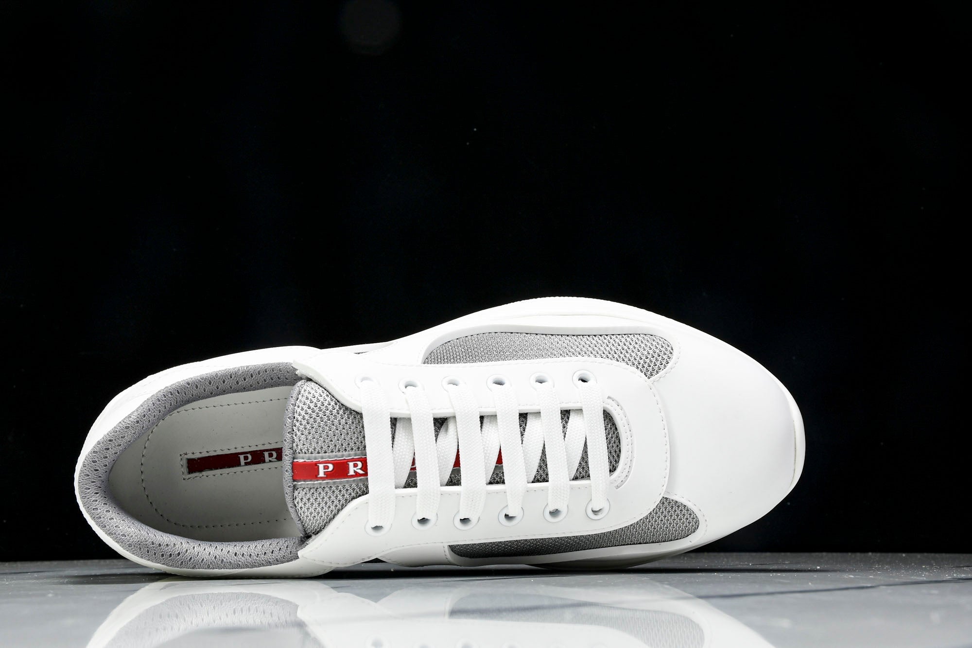 Prada America's Cup Sneaker Soft Rubber 'Cream White'